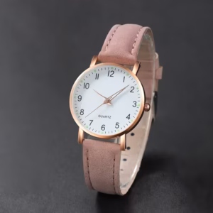 Women's Casual Analog Watch with Round Dial