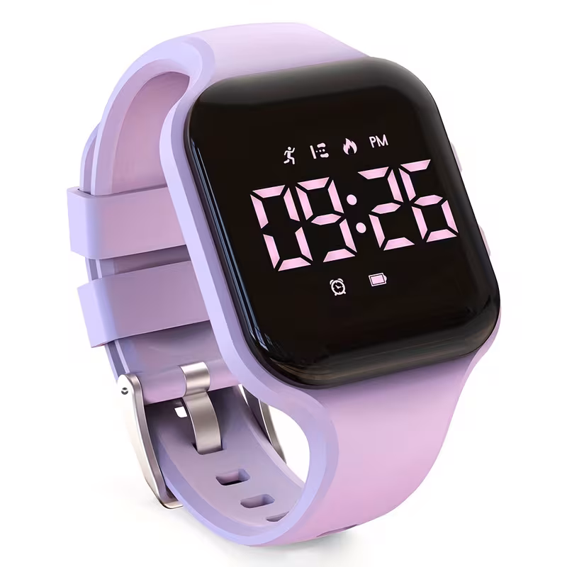 y Rechargeable LED Fitness Tracker Watch - Image 2