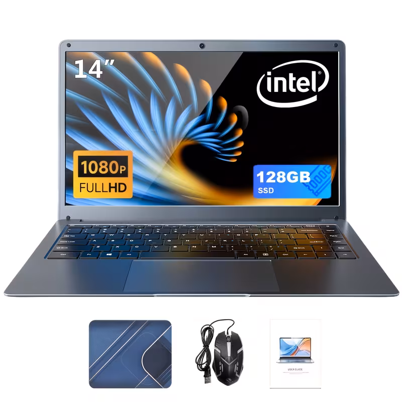 New Laptop with 8GB DDR4 RAM, 128GB/256GB SSD & 5000mAh Battery